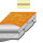 Спальний мішок-кокон Terra Incognita Siesta Regular 400 L Orange/Grey (4823081505402) + 4